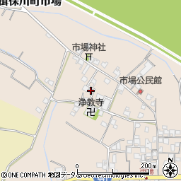 兵庫県たつの市揖保川町市場534周辺の地図