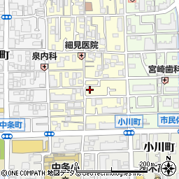 大阪府茨木市下中条町9-31周辺の地図