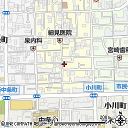 大阪府茨木市下中条町9-30周辺の地図