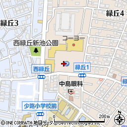 京都 錦わらい イオンタウン豊中緑丘店周辺の地図
