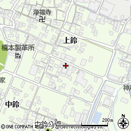 兵庫県姫路市四郷町上鈴255-2周辺の地図