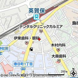兵庫県姫路市飾磨区英賀保駅前町周辺の地図