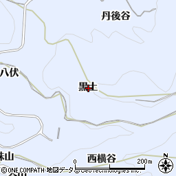 京都府綴喜郡井手町多賀黒土周辺の地図