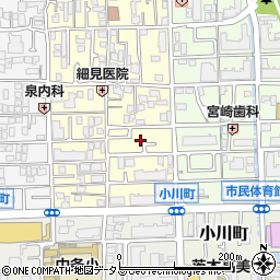 大阪府茨木市下中条町9周辺の地図