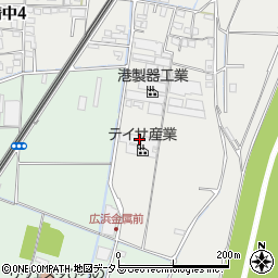 テイサ産業株式会社　大阪工場周辺の地図
