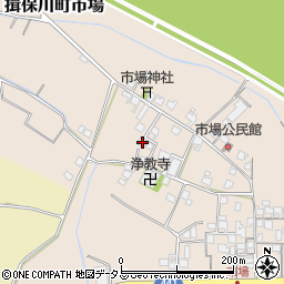 兵庫県たつの市揖保川町市場535周辺の地図