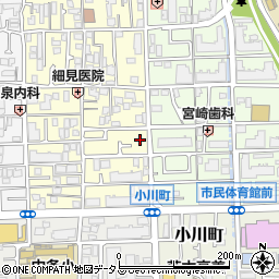 大阪府茨木市下中条町9-11周辺の地図