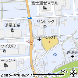 浜松磐田信用金庫中川支店周辺の地図