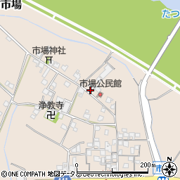 兵庫県たつの市揖保川町市場747周辺の地図