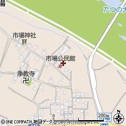 兵庫県たつの市揖保川町市場753周辺の地図