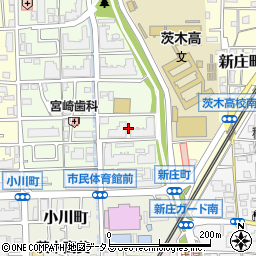大阪府茨木市東中条町11周辺の地図