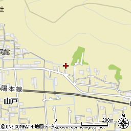 兵庫県姫路市勝原区山戸6周辺の地図