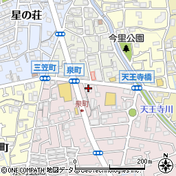 キンダーキッズインターナショナルスクール宝塚校周辺の地図