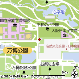 薪窯 PIZZA・CAFE NORTH GARDEN 万博公園店周辺の地図