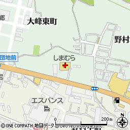 大阪府枚方市大峰東町14-1周辺の地図