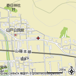 兵庫県姫路市勝原区山戸1周辺の地図