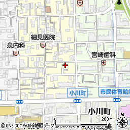 大阪府茨木市下中条町9-8周辺の地図