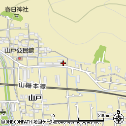 兵庫県姫路市勝原区山戸15周辺の地図