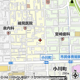 大阪府茨木市下中条町9-9周辺の地図