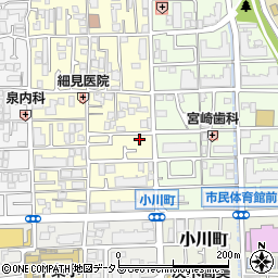 大阪府茨木市下中条町9-10周辺の地図
