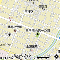 兵庫県姫路市玉手1丁目233周辺の地図