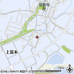 兵庫県加古川市志方町上冨木519周辺の地図