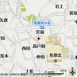 愛知県蒲郡市金平町（屋敷田）周辺の地図