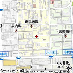 大阪府茨木市下中条町9-3周辺の地図