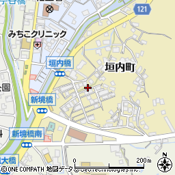 垣内公民館周辺の地図
