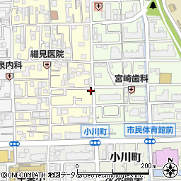 大阪府茨木市下中条町9-12周辺の地図
