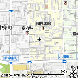 大阪府茨木市下中条町10-19周辺の地図