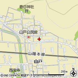 兵庫県姫路市勝原区山戸16周辺の地図
