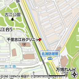 大阪府吹田市藤白台1丁目3周辺の地図