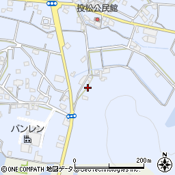 兵庫県加古川市志方町投松696周辺の地図