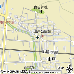 兵庫県姫路市勝原区山戸472周辺の地図