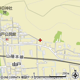 兵庫県姫路市勝原区山戸8周辺の地図