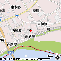 愛知県豊川市当古町東船渡46周辺の地図