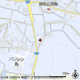 兵庫県加古川市志方町投松475周辺の地図