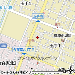 兵庫県姫路市玉手1丁目173周辺の地図