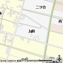 愛知県西尾市一色町赤羽上割周辺の地図