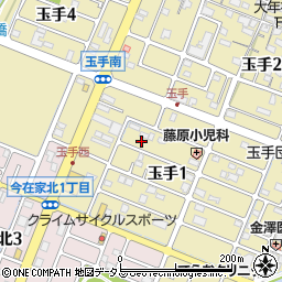兵庫県姫路市玉手1丁目181周辺の地図