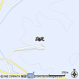 広島県神石高原町（神石郡）高光周辺の地図