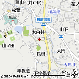愛知県蒲郡市金平町周辺の地図
