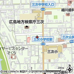 広島県三次市三次町1785周辺の地図
