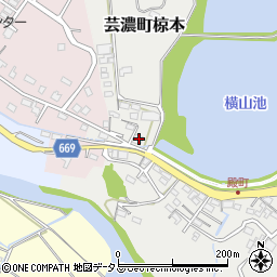 三重県津市芸濃町椋本5815周辺の地図