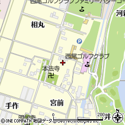 愛知県西尾市一色町大塚河田周辺の地図