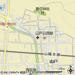 兵庫県姫路市勝原区山戸20周辺の地図