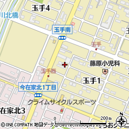 兵庫県姫路市玉手1丁目171周辺の地図