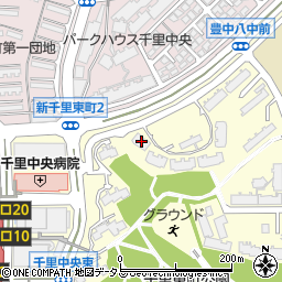 新千里桜ヶ丘メゾンシティ壱番館周辺の地図