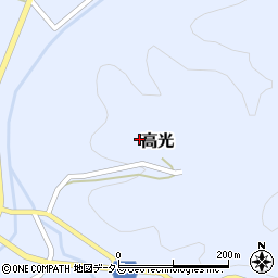 広島県神石郡神石高原町高光1639周辺の地図